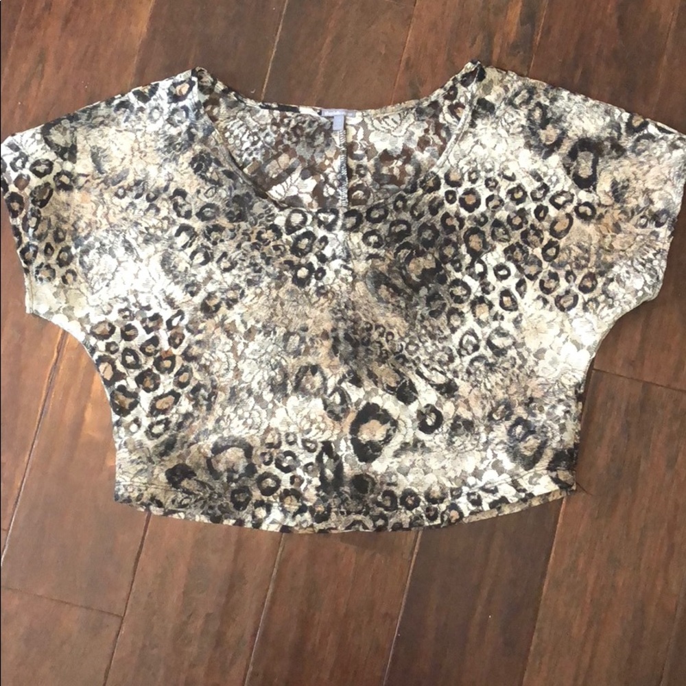 Lace crop top